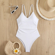 One Piece High Leg Bathing Suit