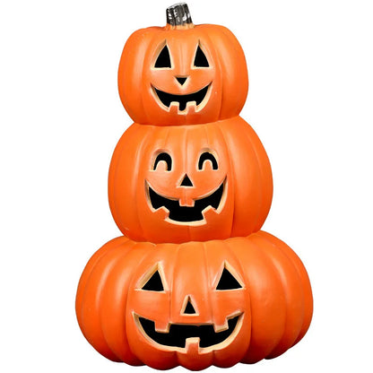 LED Illuminated Halloween Jack-o'-Lantern Pumpkin Light Decoration