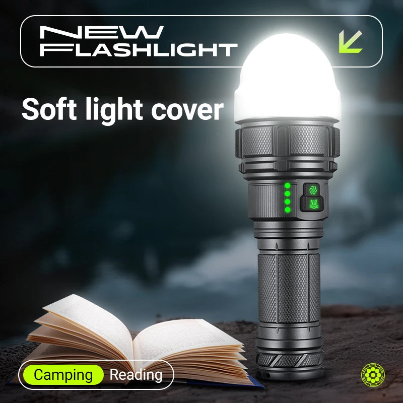 Ultra Bright Type-C Rechargeable LED Tactical Flashlight