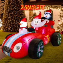Inflatable Toys Santa Cartoon Vehicles Decorations