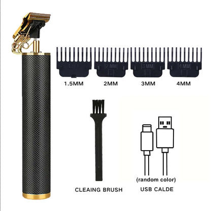 Professional 3-in-1 Hair Clipper & Trimmer Set – Cordless Grooming Kit with LCD Display