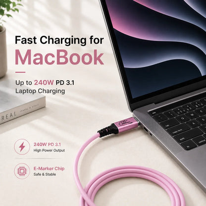 240W USB-C to USB-C PD 3.1 Ultra-Fast Charging Cable