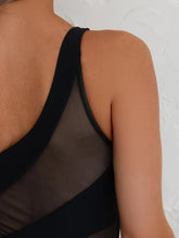 One Shoulder One Piece Solid Color Bathing Suit