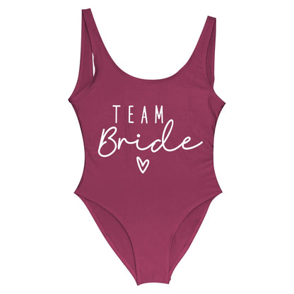 Team Bride One-Piece Swimsuit