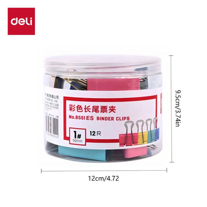Deli Color Long Tail Paperclips