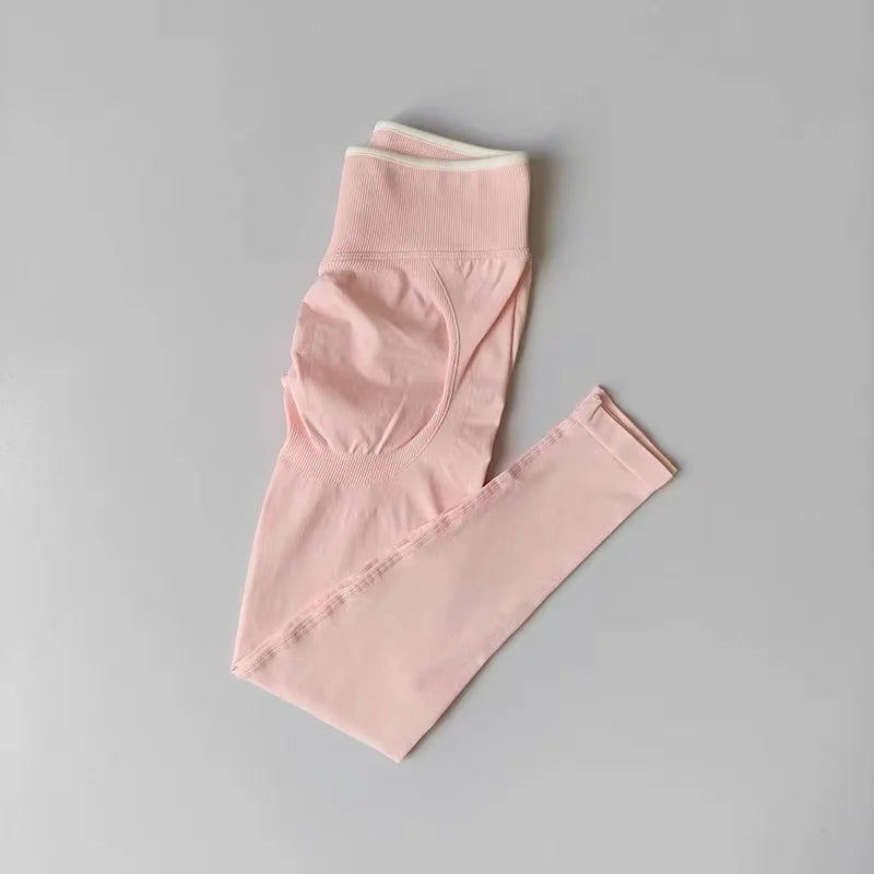 High-Waist Seamless Active Leggings