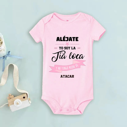 My Uncle Loves Me Very Much Print Baby Bodysuit