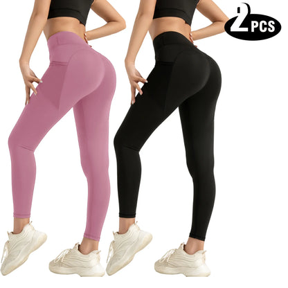 High-Waist Seamless Active Leggings