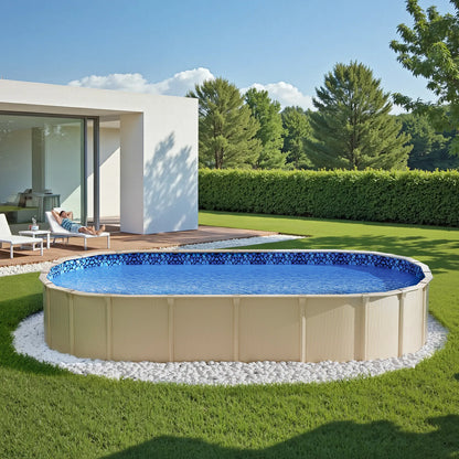 Oval 18x33ft Overlap Style Pool Liner