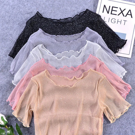 Women's Slim Fit Short Sleeve O-Neck T-Shirt