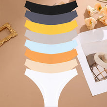 FINETOO 8Pcs Seamless Low Waist Panties
