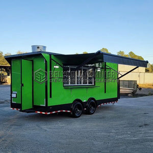 Food Trailer With Cooking Equipment Taco Bbq Mobile Food Cart for Sale Europe