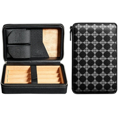 4-Cigar Cedar Wood Cigar Humidor Box