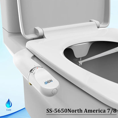 SOOSI Ultra-Slim Bidet Attachment with Dual Nozzles and Adjustable Water Pressure