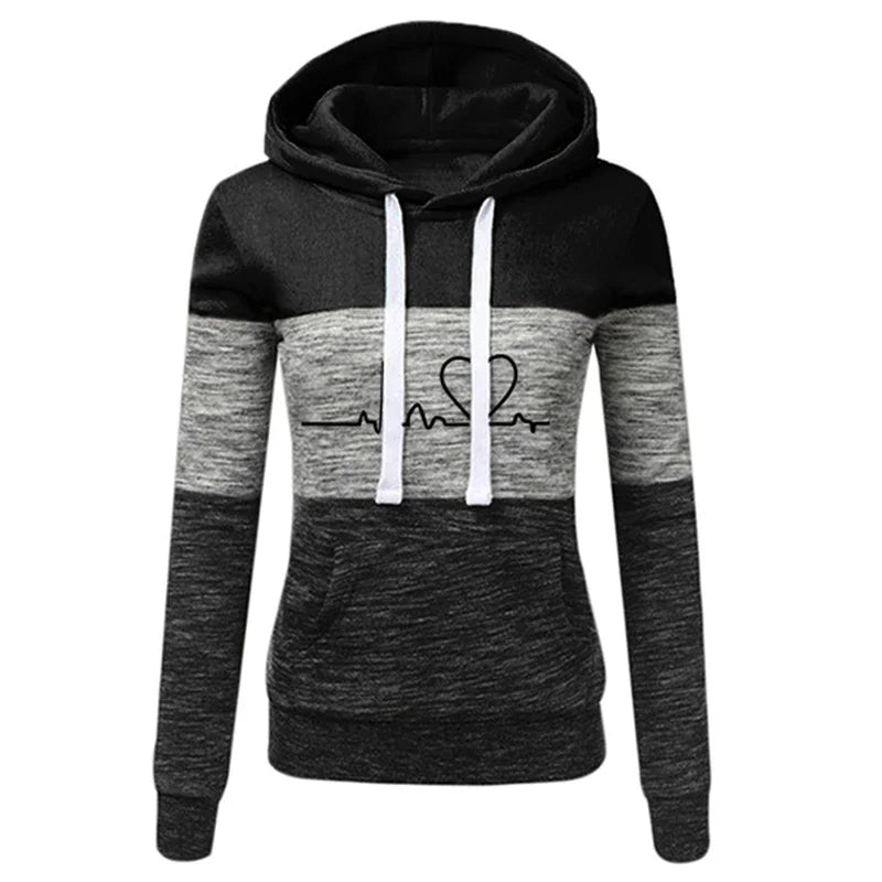 Hooded Sweatshirt Versatile Joggers Set