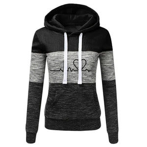 Hooded Sweatshirt Versatile Joggers Set
