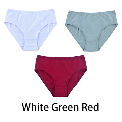 3PCS Seamless Cotton Panties