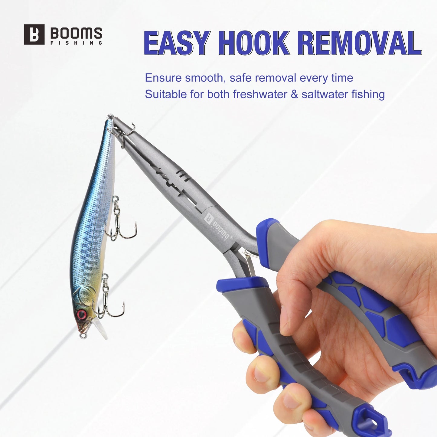 Booms Fishing 23cm Pliers and 24cm Fish Gripper Set
