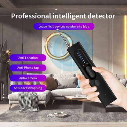 Anti-Spy Hidden Camera Detector & Portable GPS Tracker Finder (Model X13)