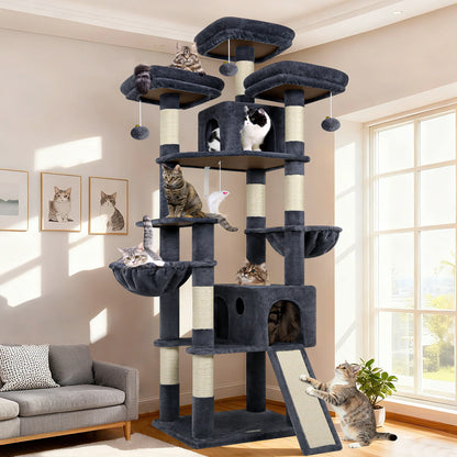 Globlazer 83" Multi-Level Big Cat Tree Tower