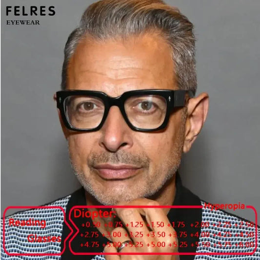 Square Anti Blue Light Reading Glasses