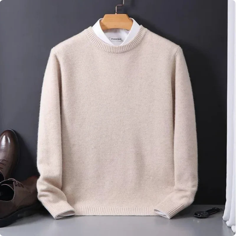 O-neck Pullovers Loose Oversized Sweaters