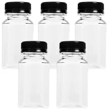 150-500ML Empty Plastic Drink Containers with Black Screw Caps