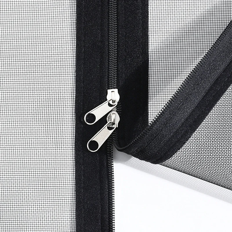 Zippered Window Mosquito Mesh Screen
