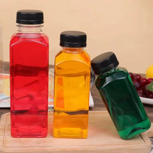 150-500ML Empty Plastic Drink Containers with Black Screw Caps