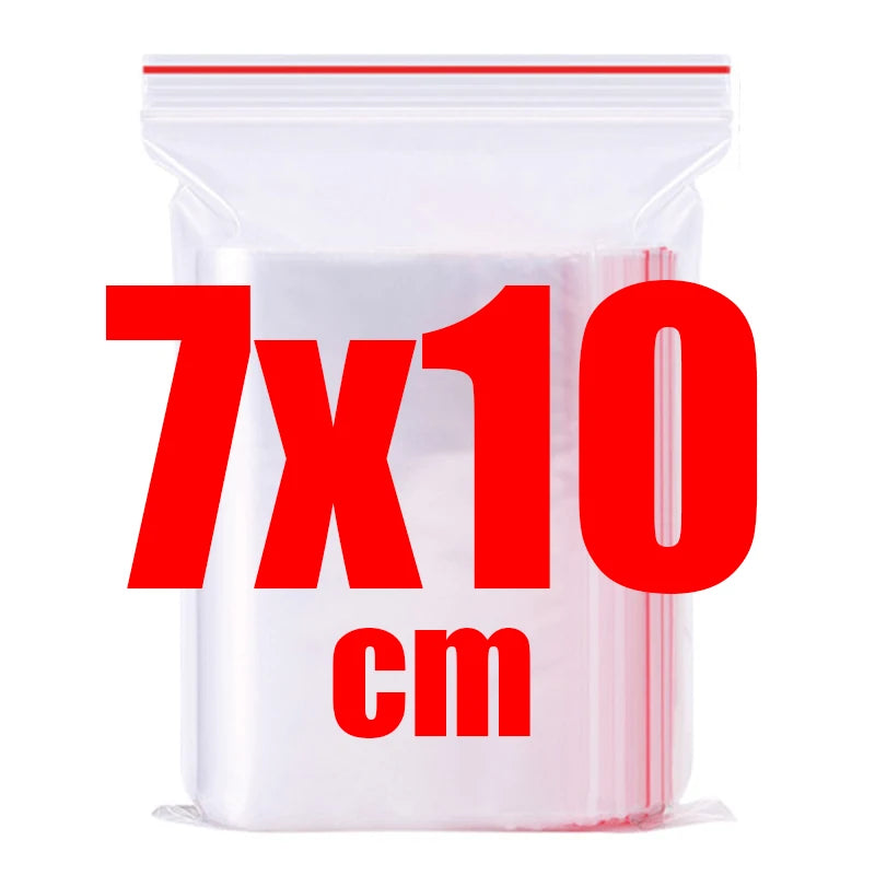 Multi-pack Self Sealed Small Zipper Storage Bags