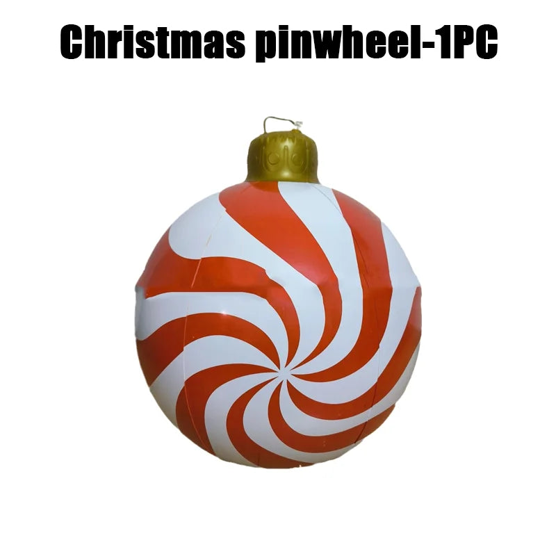 Giant Inflatable Christmas Ball – Outdoor Holiday Courtyard Decoration