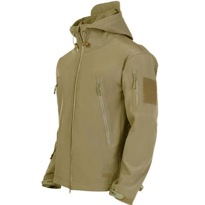 Men's Hooded Casual Military Outdoor Utility Jacket