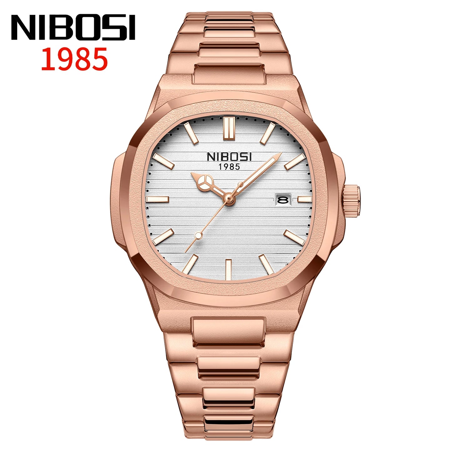 NIBOSI Stainless Steel Quartz Watch