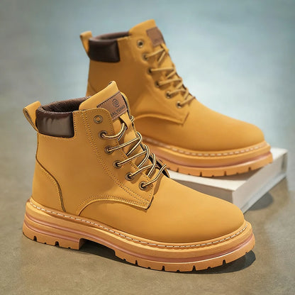 Men's Heavy-Duty High-Top Ankle Boots