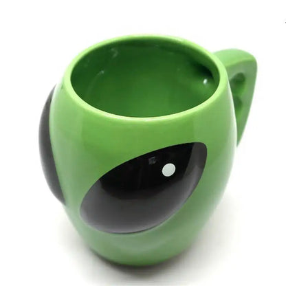 Green Alien Ceramics Coffee Mug