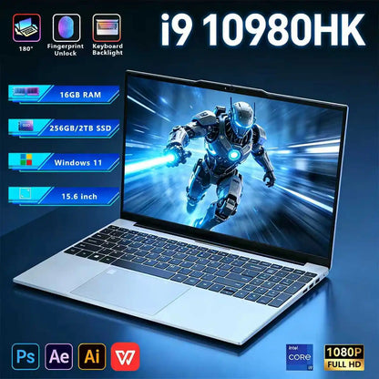 15.6" Intel Core i9-10980HK Gaming Laptop (16GB RAM, 1TB SSD, Win 11 Pro)
