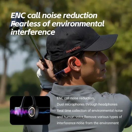 POLVCDG Bone Conduction Swimming Earphones