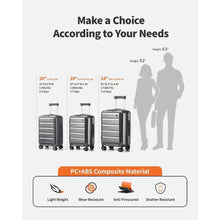 Airline Approved Front Pocket Hardside Travel Suitcase with Cup Holder & Charging Port