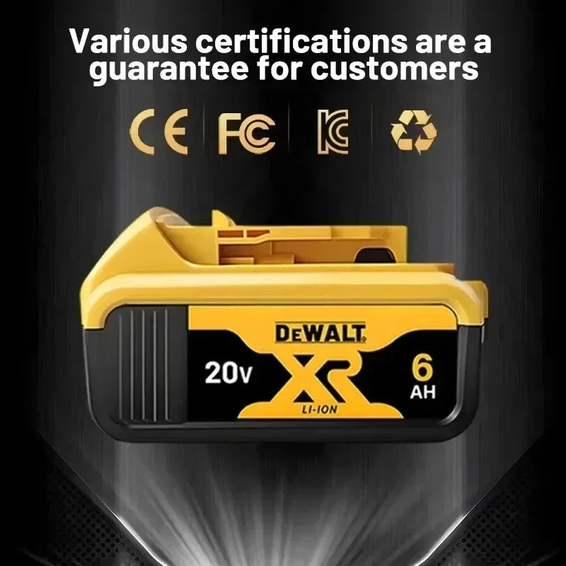 DeWalt 20V Max 6.0Ah Lithium-Ion Power Tool Battery Replacement