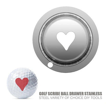 Stainless Steel Golf Ball Line Marker Stencil