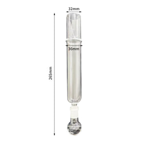 Borosilicate Glass Cigar Aromatherapy Humidors Tube Kit with 265mm Length Aroma Infusion