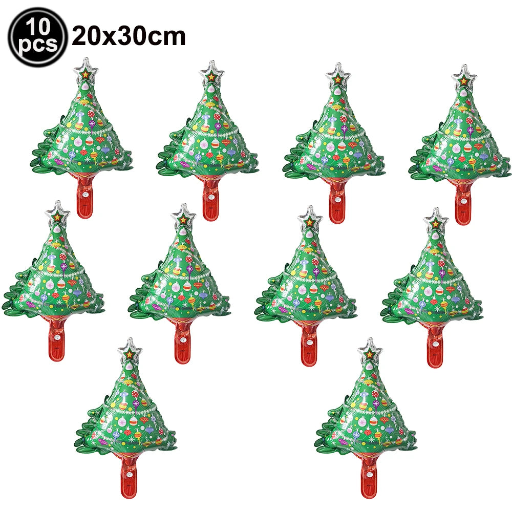Standing Santa Claus Christmas Foil Balloon Decoration