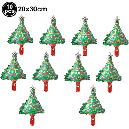Standing Santa Claus Christmas Foil Balloon Decoration