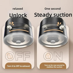 Double Sided Hands-Free Vacuum Adsorption Magnetic Suction Cup Phone Mount