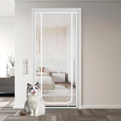 Adjustable Zippered Door Screen