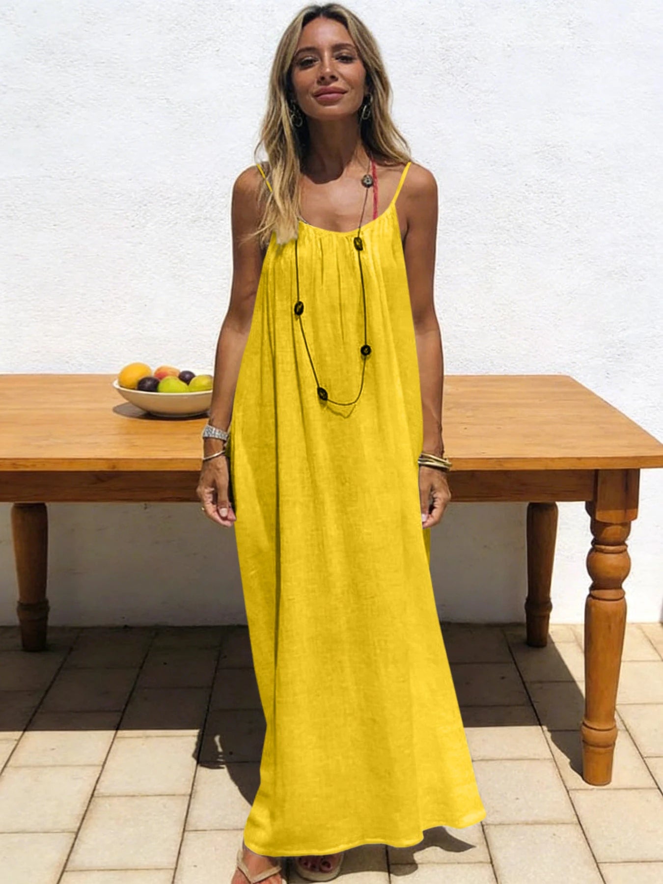 Strapless Backless Long Loose Dress