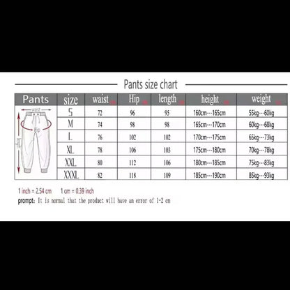 Sport Casual Breathable Printed Pants