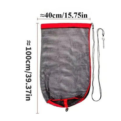 Collapsible Thick Live Fish Net w/Bundle Mouth