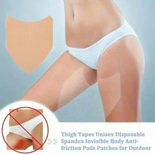 5/10Pcs V-shaped Invisible Sweat Absorption Anti-Chafing Thigh Pad Stickers