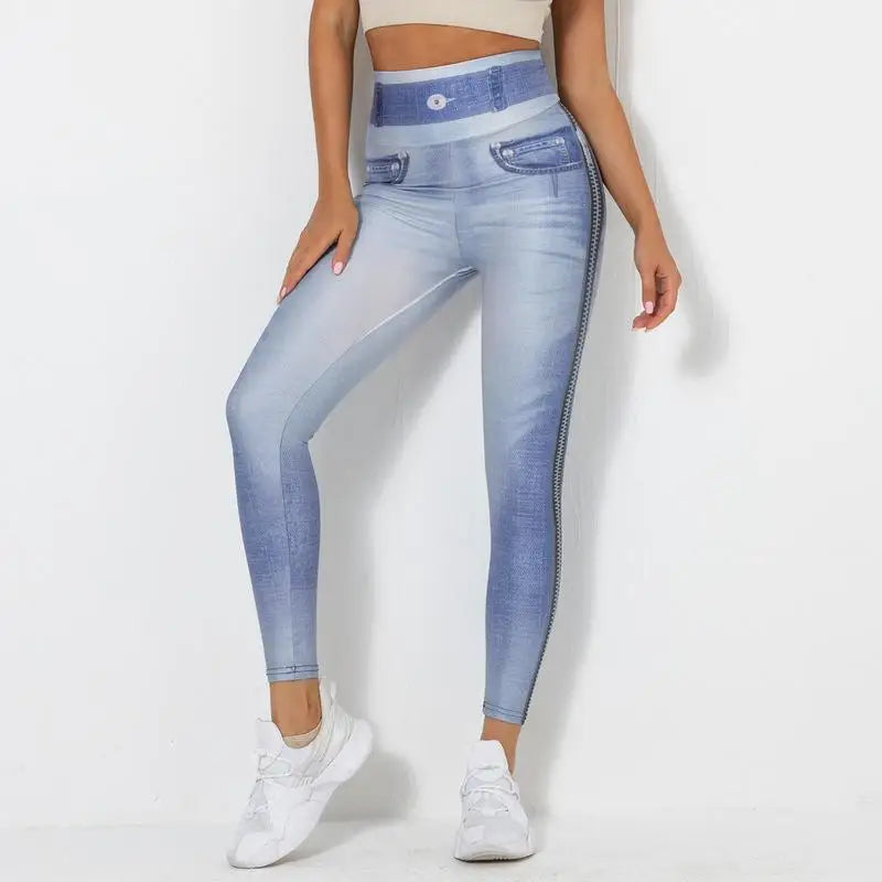 Rooftrellen Women's High-Waist Seamless Jeggings